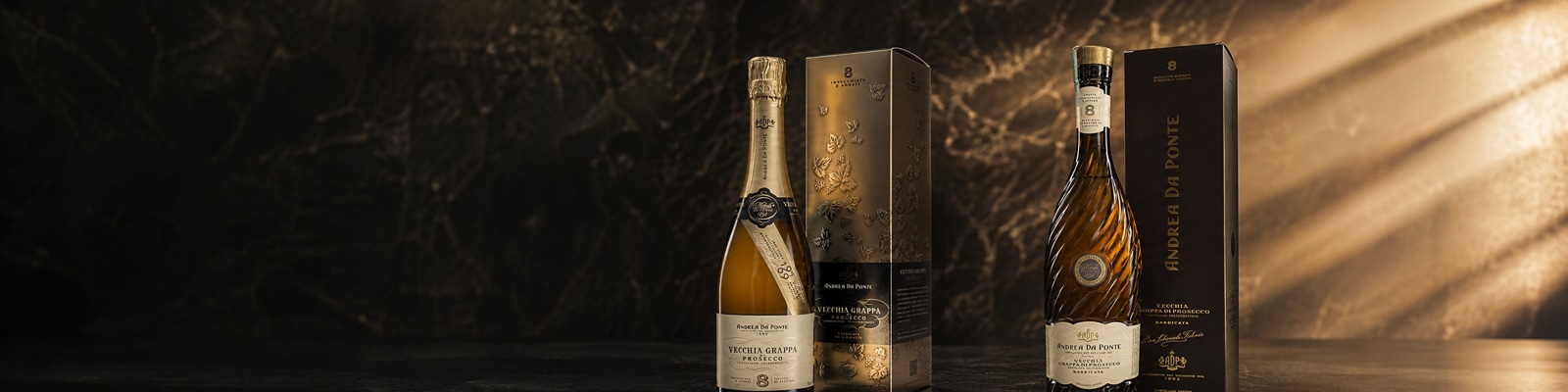 Vecchia Grappa di Prosecco Classic und Collezione Genesi von Andrea Da Ponte im Vergleich