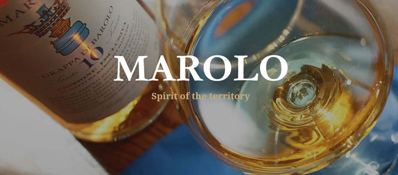Flasche und Glas Marolo