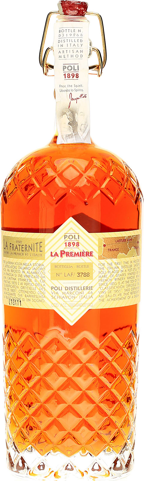 Poli La Premiere Acquavite Vinaccia Tresterdestillat