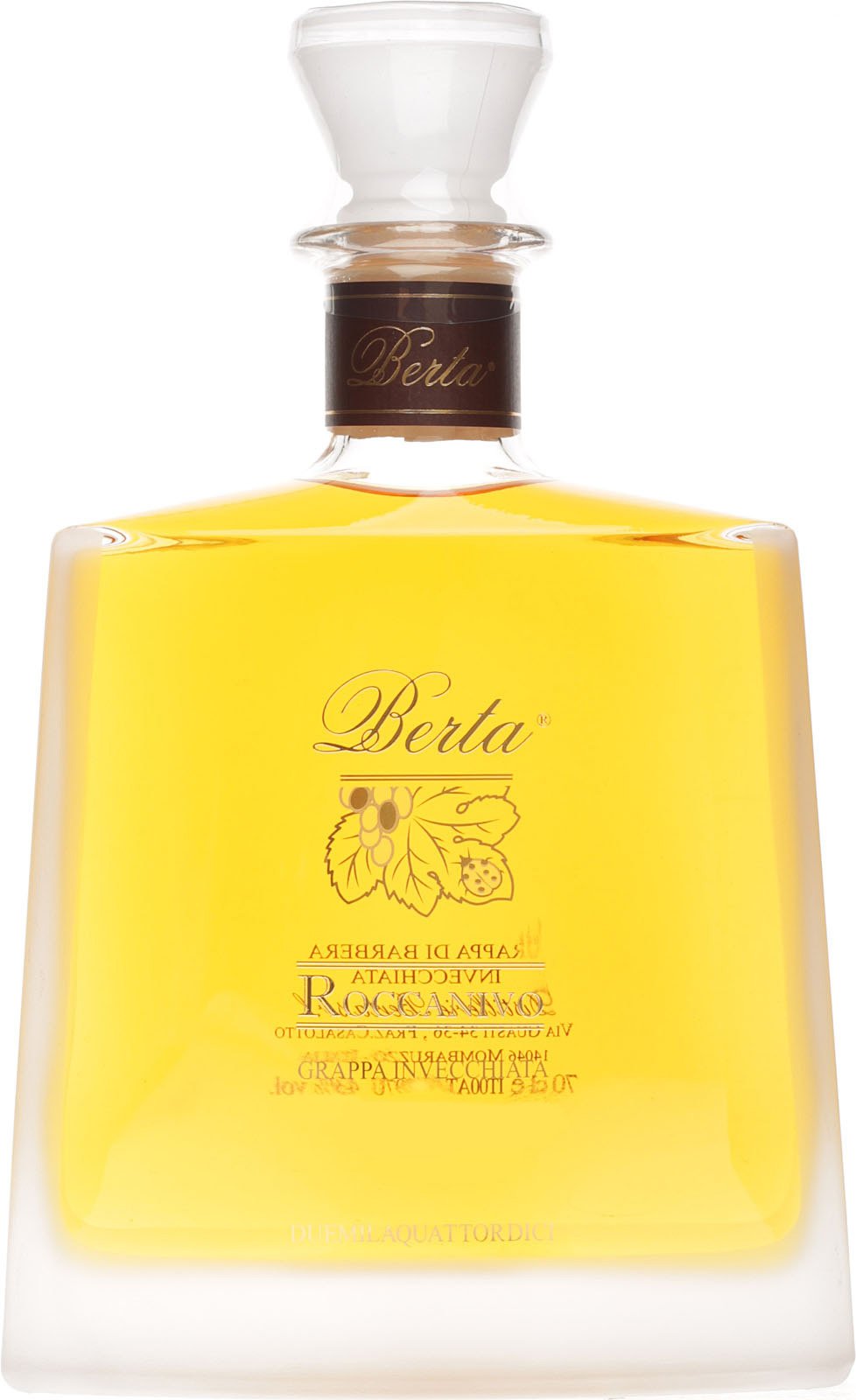 Berta Roccanivo グラッパ 700ml 43% Berta Grappa Roccanivo 700ml 43%