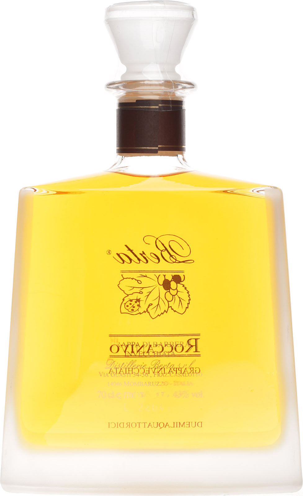 Berta Grappa Roccanivo 700ml 43%