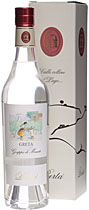 Berta Grappa Greta gewonnen aus der Trester der Moscato