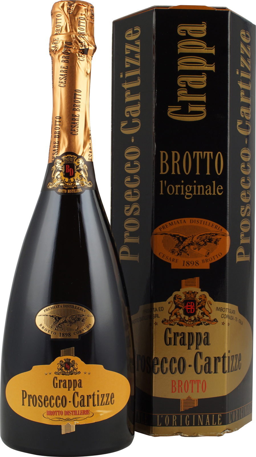 Brotto Grappa Prosecco Cartizze 700ml 42