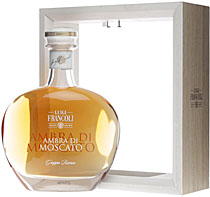Decanters LAmbra di Moscato von Francoli in Holzkiste Decanters LAmbra di Moscato von Francoli in Holzkiste
