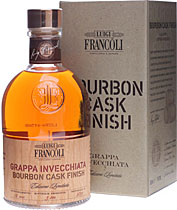 Francoli Grappa Bourbon Cask Finish bei uns im Shop.