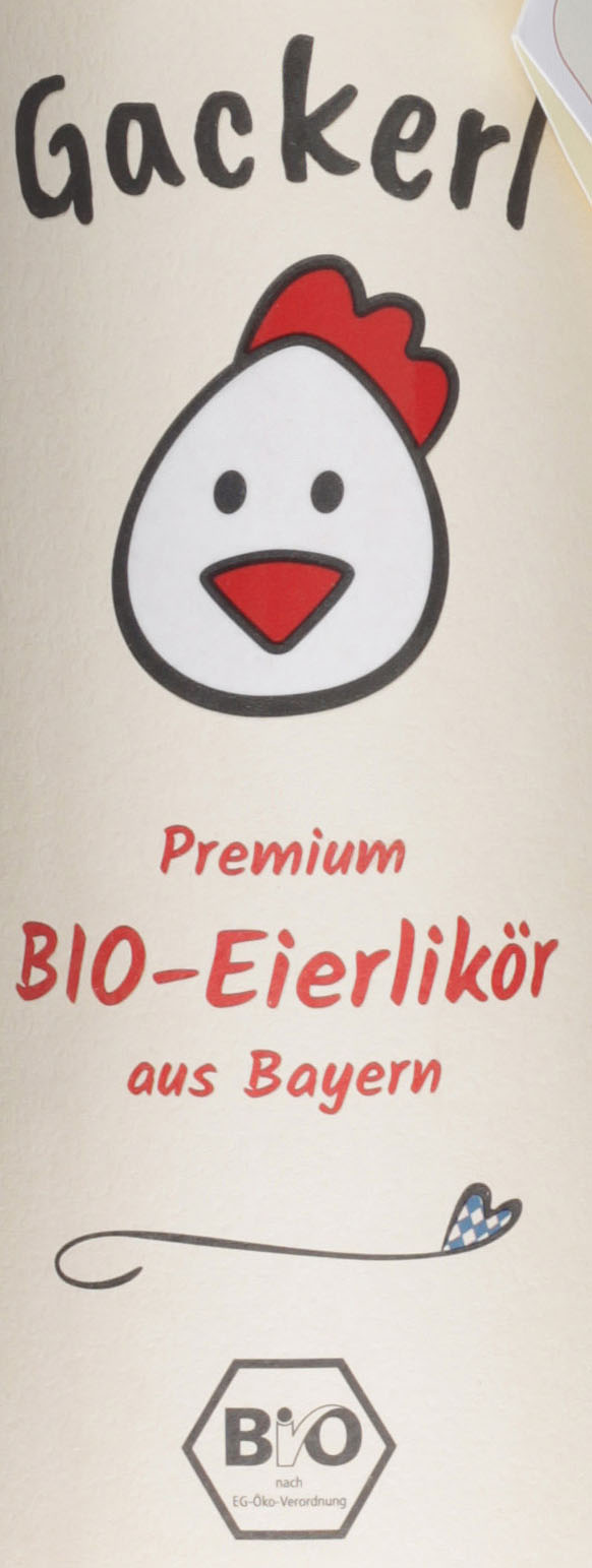 Gackerl Premium Bio-Eierlikör aus Bayern mit 0,5 Liter