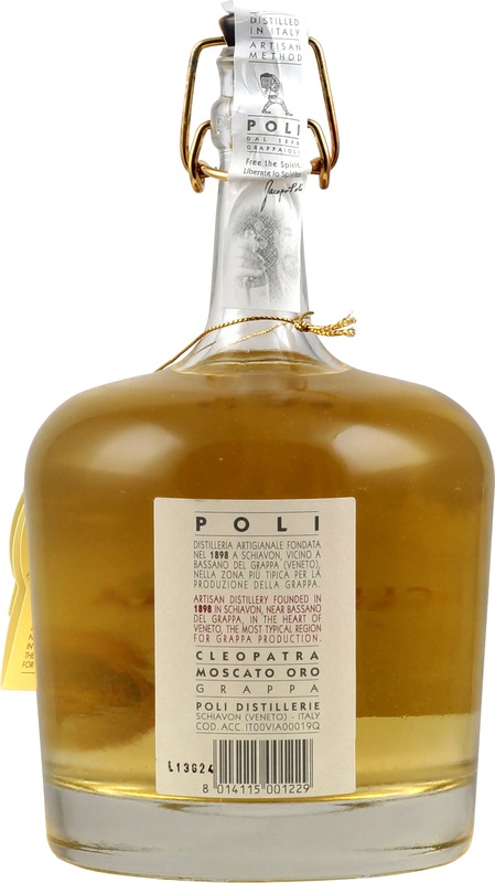 Moscato Grappa Jacopo 40% Oro 700ml Cleopatra Poli