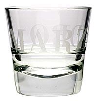 Marzadro Tumbler Glas mit Eichungen