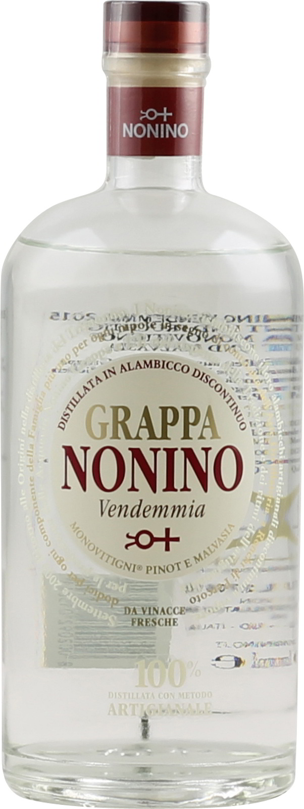 700 Grappa Nonino 40% ml Vendemmia