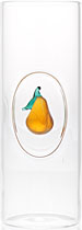 Obstbrandglas mundgeblasen mit Birne für feinen Genuss Obstbrandglas mundgeblasen mit Birne für feinen Genuss