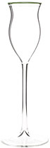 Rochelt Glas - mit gr�nem Rand - hier zu kaufen