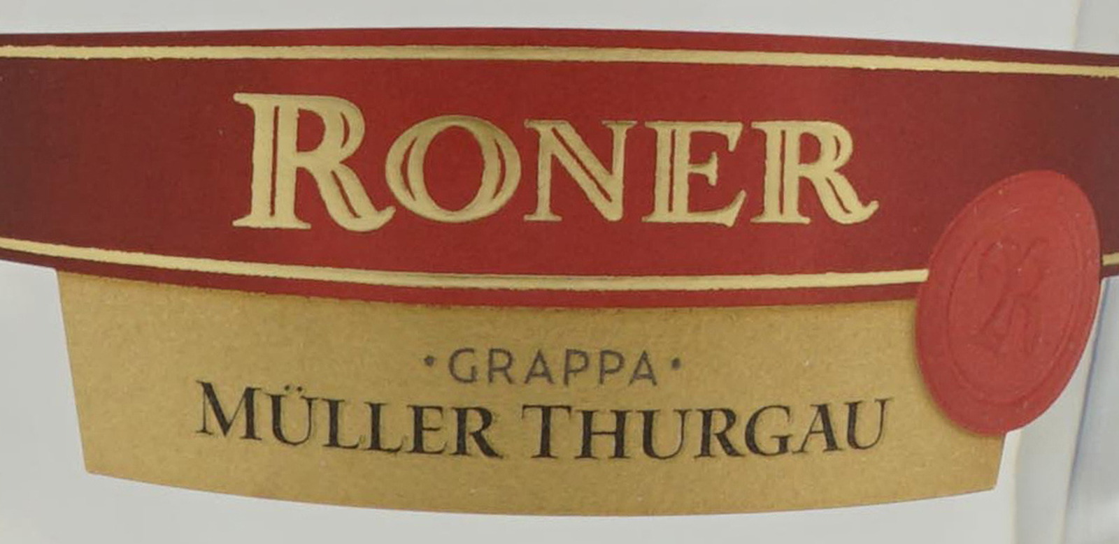 Roner Grappa Müller Thurgau 0,7 Liter 40 %