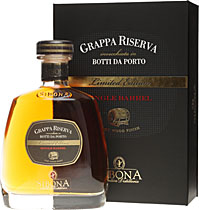 Sibona Grappa Botti da Porto Single Barrel mit 700 ml