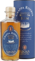 Sibona Grappa Botti da Rum mit 44 % Vol. aus dem Rum Ca Sibona Grappa Botti da Rum mit 44 % Vol. aus dem Rum Ca