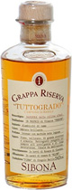 Sibona Grappa Tuttogrado Barbera mit 0,5 Liter