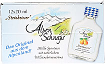 Steinbeisser Alpenschnaps Haselnuss 12 x 0,02 Liter